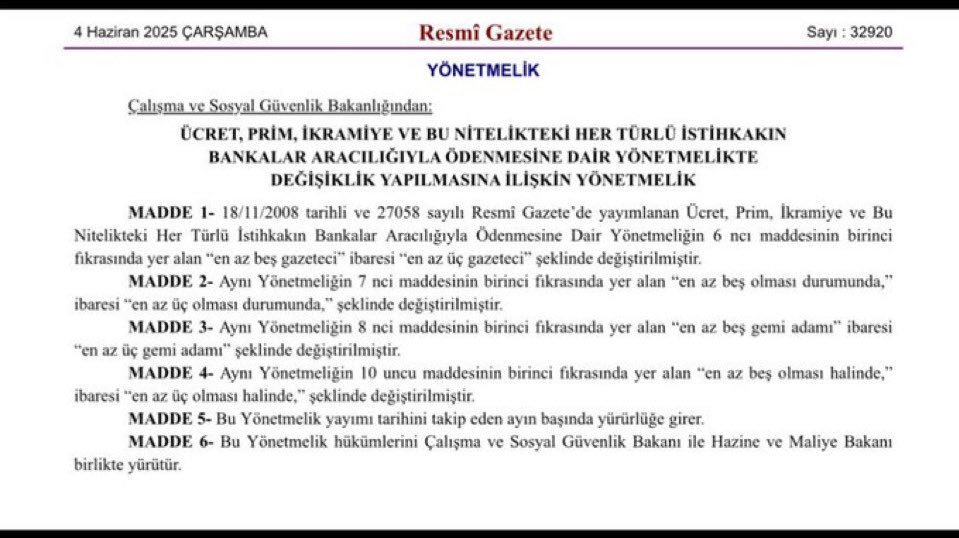 İşverenler dikkat! Yeni düzenleme ile 1 Temmuz 2025 itibariyle 3 ve üzerinde çalışanı olan işverenler maaşları bankadan ödemek zorunda! Bu konuda çok ciddi cezalar uygulanıyor! Aman dikkat!                      •İşverenin elden ücret ödediği her bir ay için işyerine iki asgari