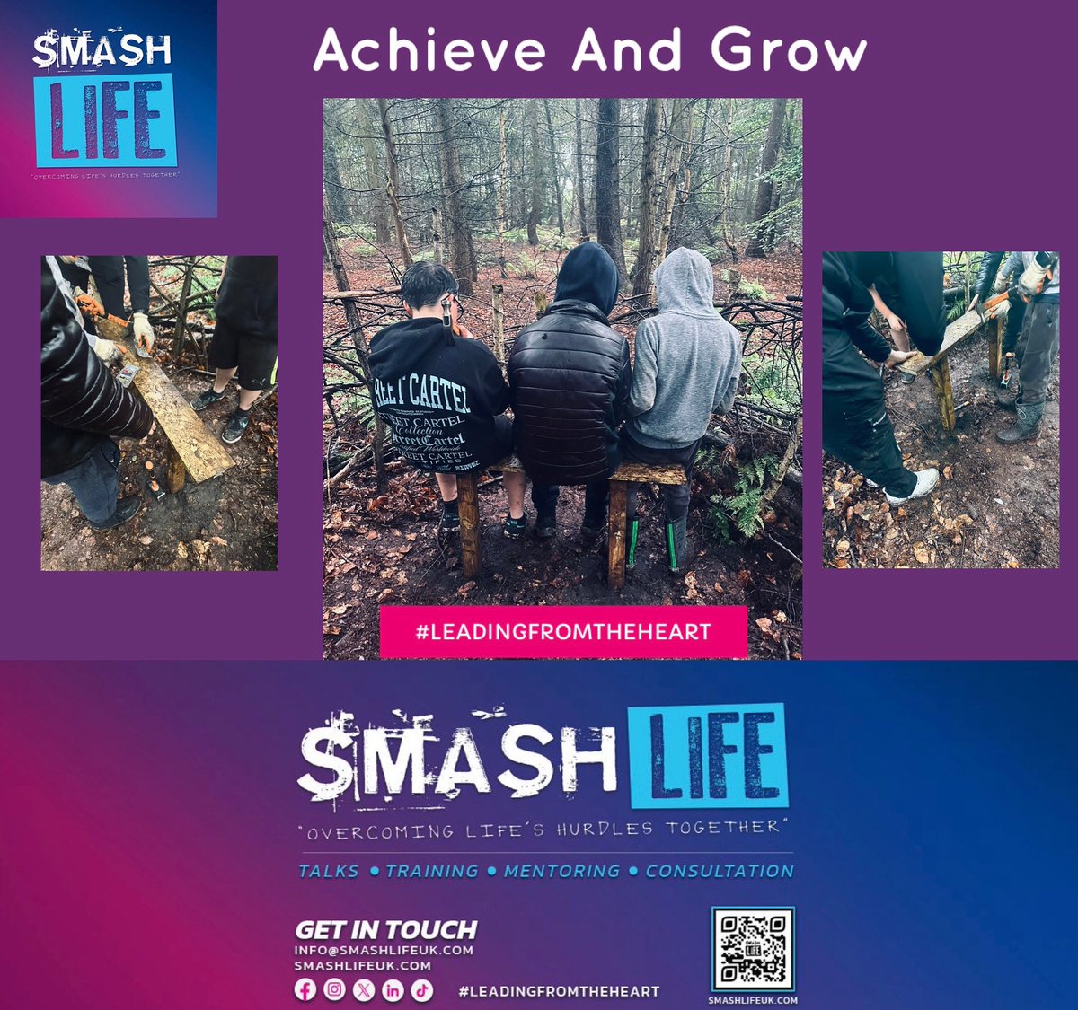 💥Smash Life💥

We love to see children we support “Achieve and Grow” 

It may be just building a bench to some but the skills &amp; confidence gained from this activity as well as the knowledge &amp; confidence will enable the children involved to believe in themselves that bit more 💙