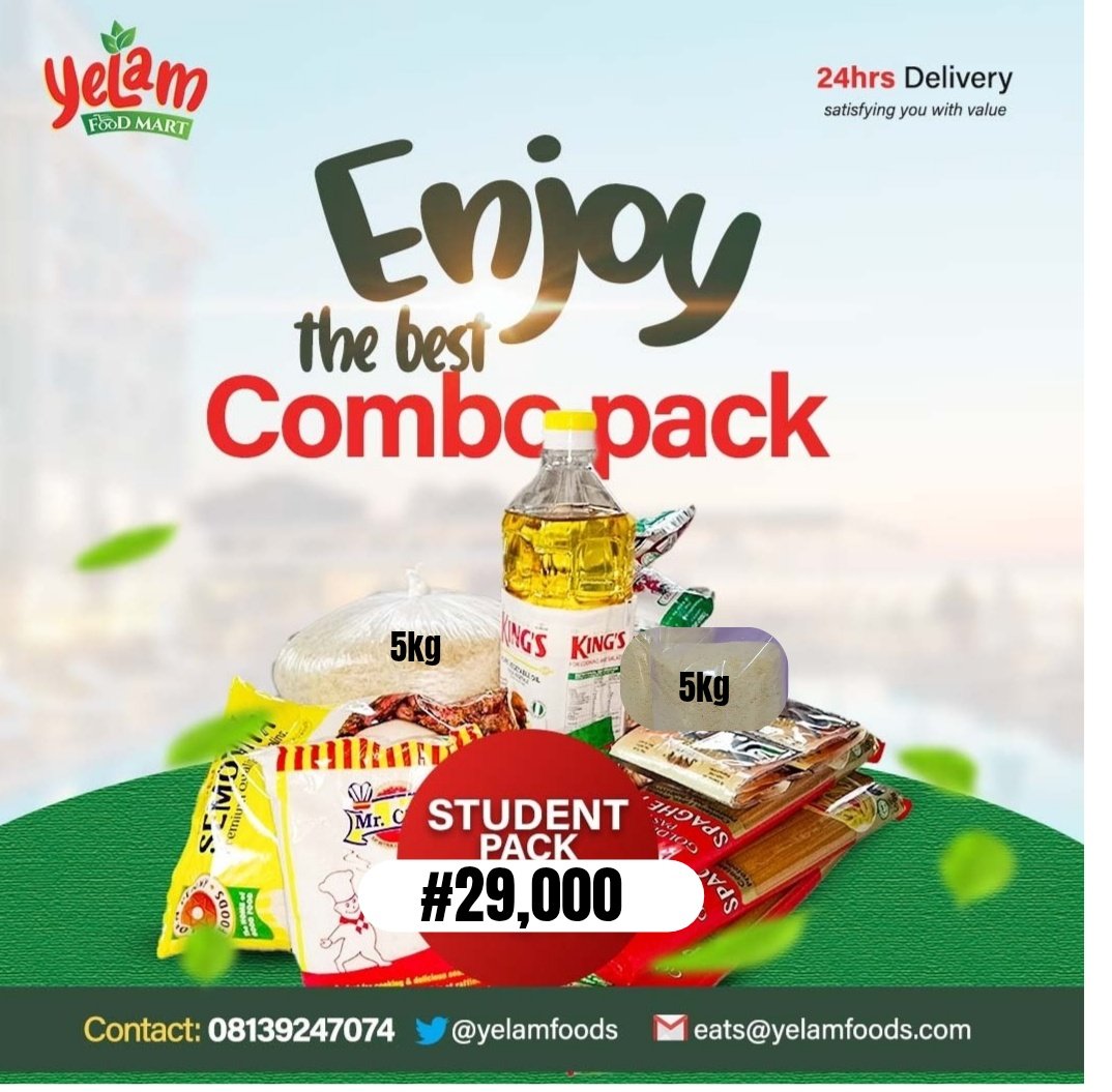 AyinkeAdeโค (@yelamfoodmart) on Twitter photo ILEYA TI DE OOOO
Sir's and Ma's We have Foodstuff packs for your Muslim followers to celebrate Sallah.
We have 5kg Rice: #8,000
10kg: #16,000
Your PATRONAGE, RETWEET, SUPPORT will be highly appreciated ๐๐ผ๐ฅฐ
<a href="/blessed4ever_10/">King ๐ค ๐คด๐พ๐ฉ๐ช</a> <a href="/stayingpositif/">ajthomas ๐ณ๐ฌ ๐ฆ๐บ</a> <a href="/Timiglow/">Mission to Somewhereโฆ.๐๐ฝ</a>
Location IBADAN ILEYA TI DE OOOO
Sir's and Ma's We have Foodstuff packs for your Muslim followers to celebrate Sallah.
We have 5kg Rice: #8,000
10kg: #16,000
Your PATRONAGE, RETWEET, SUPPORT will be highly appreciated ๐๐ผ๐ฅฐ
<a href="/blessed4ever_10/">King ๐ค ๐คด๐พ๐ฉ๐ช</a> <a href="/stayingpositif/">ajthomas ๐ณ๐ฌ ๐ฆ๐บ</a> <a href="/Timiglow/">Mission to Somewhereโฆ.๐๐ฝ</a>
Location IBADAN