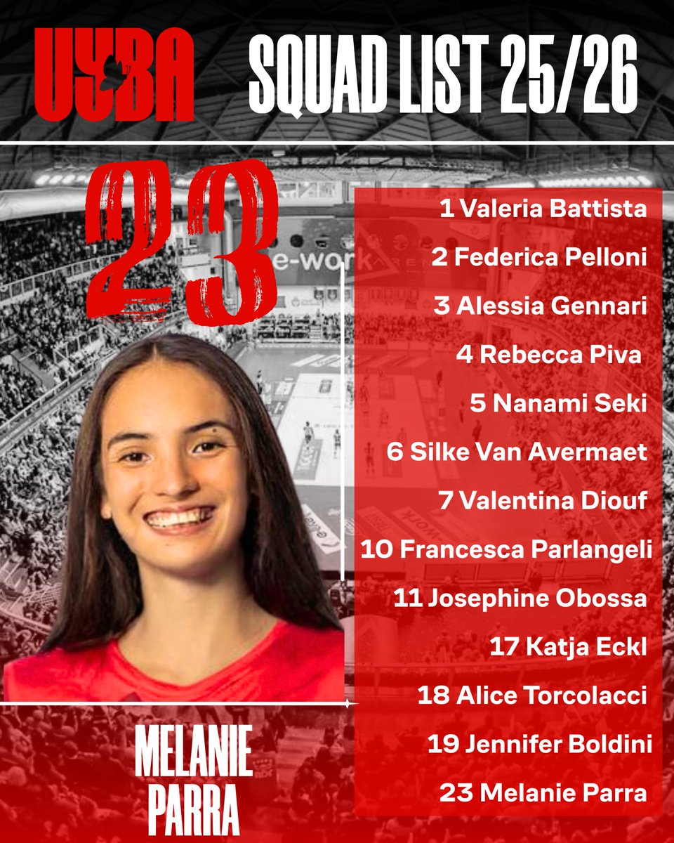 📣 SQUAD LIST UFFICIALE 2025/26 📣
Le carte sono sul tavolo, il gruppo è pronto:
👉 questa è la SQUAD LIST della UYBA Volley per la nuova stagione!

🔴⚪ Una combinazione esplosiva di talento, potenza ed esperienza…
Le #Farfalle sono pronte a spiccare il volo!