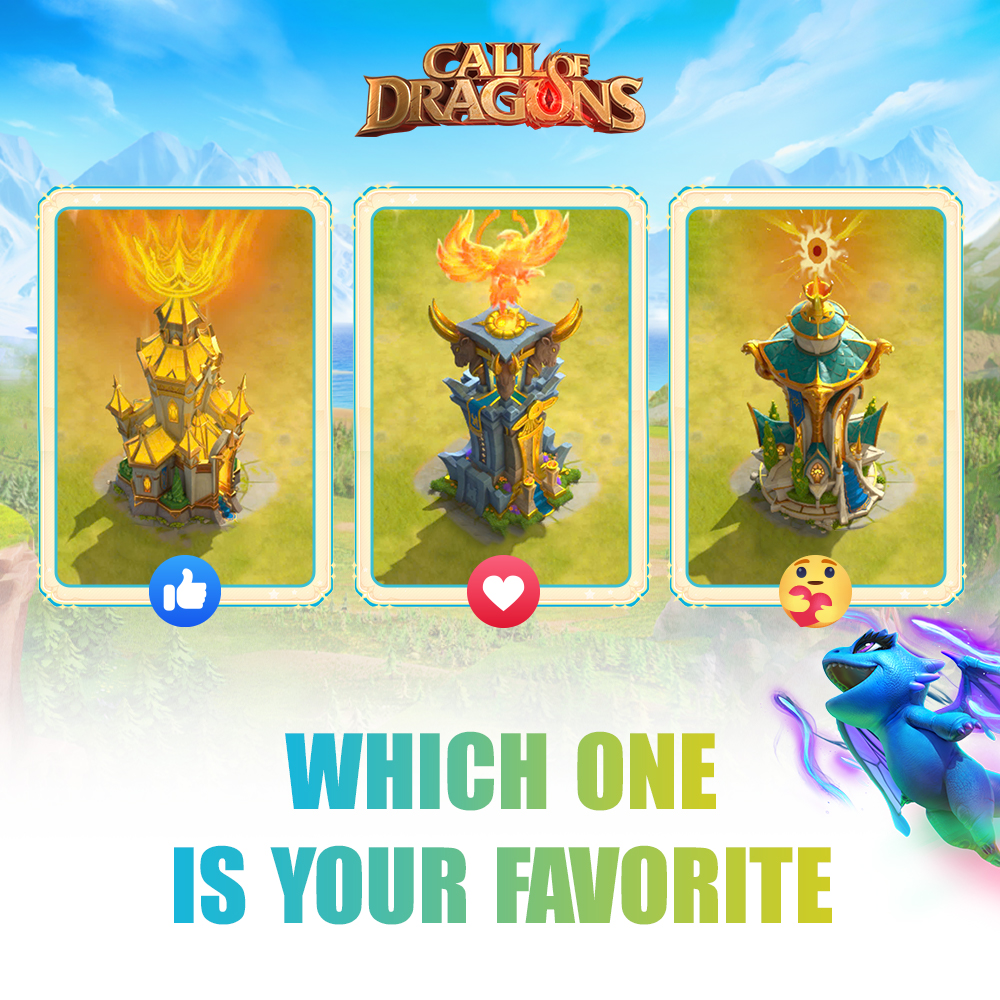 callofdragons's tweet photo. ๐ Which City Theme Is Your Favorite? ๐
Each city theme offers a unique buff to enhance your city, and we need your help to choose the fan favorite!
Let's discover which city theme reigns supreme!
#CallOfDragons #Favorite #CityTheme https://t.co/7nqjlxmrOW