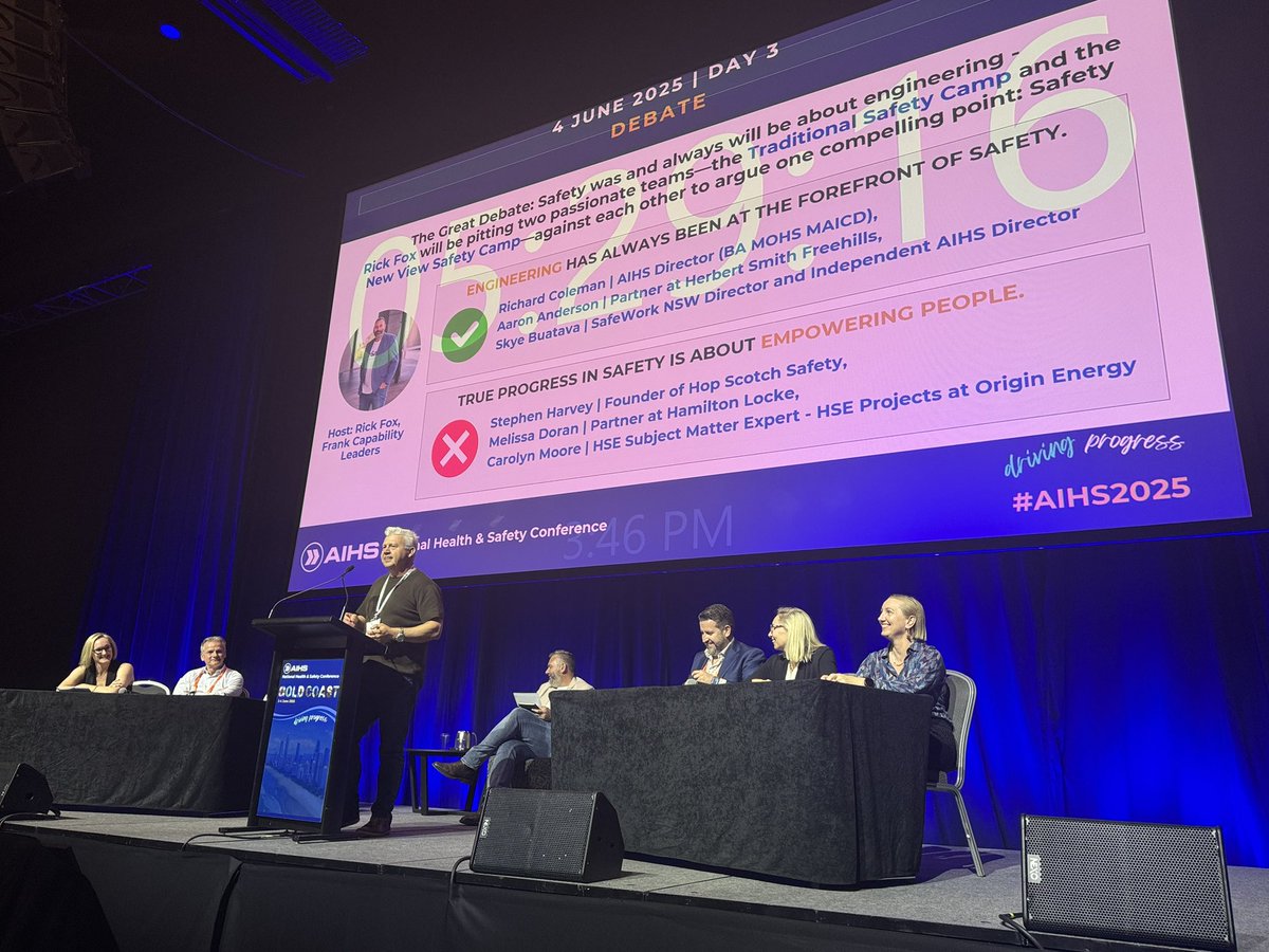 As #AIHS2025 draws to a close, we arrive at one of the most anticipated sessions of the conference: The Great Debate. Two teams will go head-to-head on the provocative question - “Safety was and always will be about engineering.”