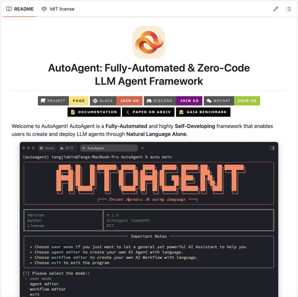 _avichawla's tweet image. Build and deploy LLM agents using just natural language!
AutoAgent is a fully automated zero-code framework that lets you build and deploy LLM agents using natural language alone.
100% open-source!