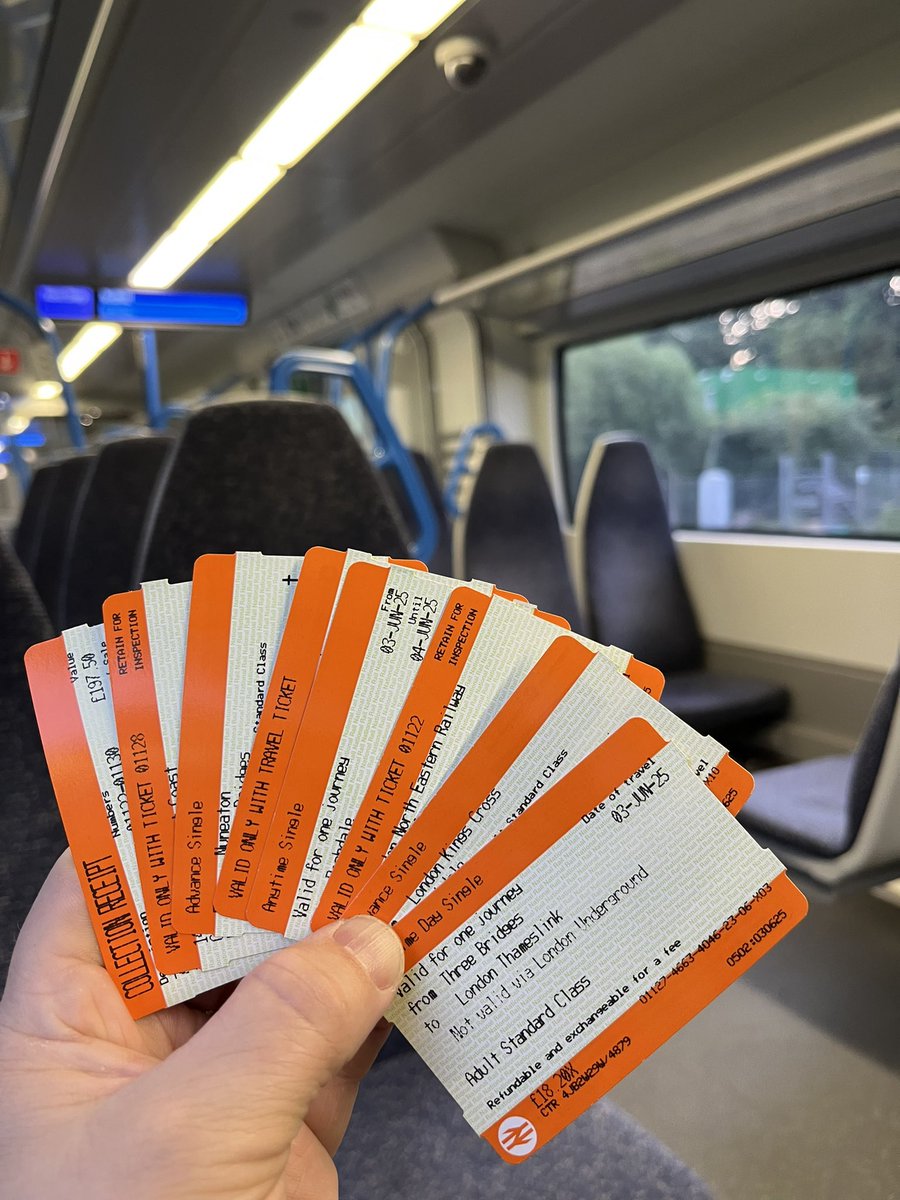 jca_ltd_co_uk's tweet photo. Onsite yesterday in Rochdale as advised on train communication screen- my fistful of tickets due to smartsave/ irrational UK ticketing https://t.co/49wfuRLW4C
