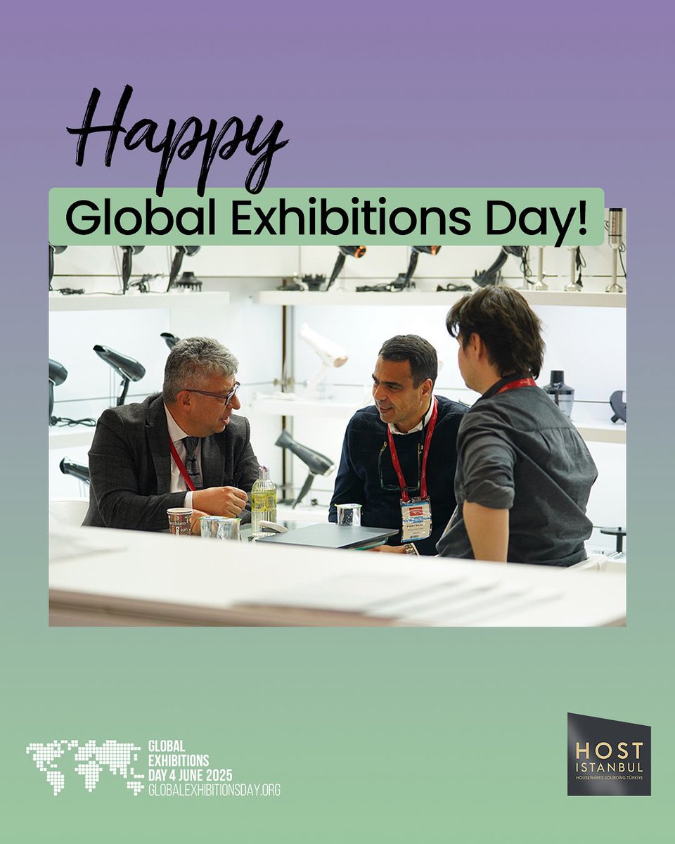 🏠 HOST Istanbul brings together professionals from the home and kitchenware industry under one roof.

On June 4th, Global Exhibitions Day, we’re once again reminded of the vital role trade fairs play in opening new markets for brands and supporting industry growth.