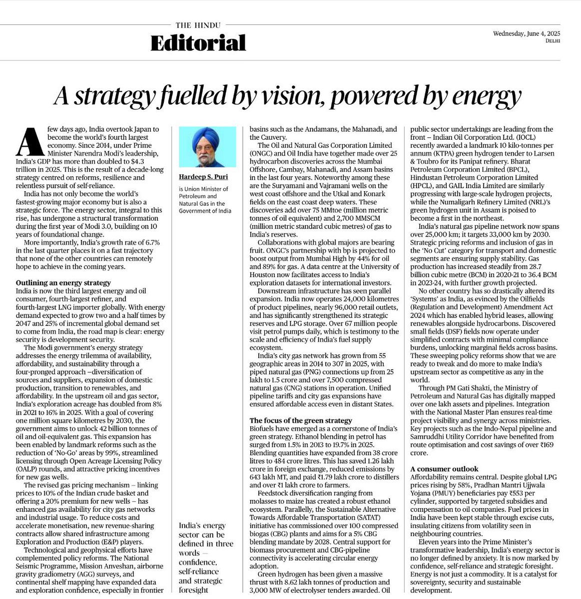 Hardeep Singh Puri (@hardeepspuri) on Twitter photo 11 Solid Years of India’s Journey towards being Viksit Bharat.
India has shrugged off the lethargy and paralysis of the ‘lost decade’ and has scripted an unprecedented growth story under the visionary leadership of PM <a href="/narendramodi/">Narendra Modi</a> Ji which not just saw the India Growth Story 11 Solid Years of India’s Journey towards being Viksit Bharat.
India has shrugged off the lethargy and paralysis of the ‘lost decade’ and has scripted an unprecedented growth story under the visionary leadership of PM <a href="/narendramodi/">Narendra Modi</a> Ji which not just saw the India Growth Story