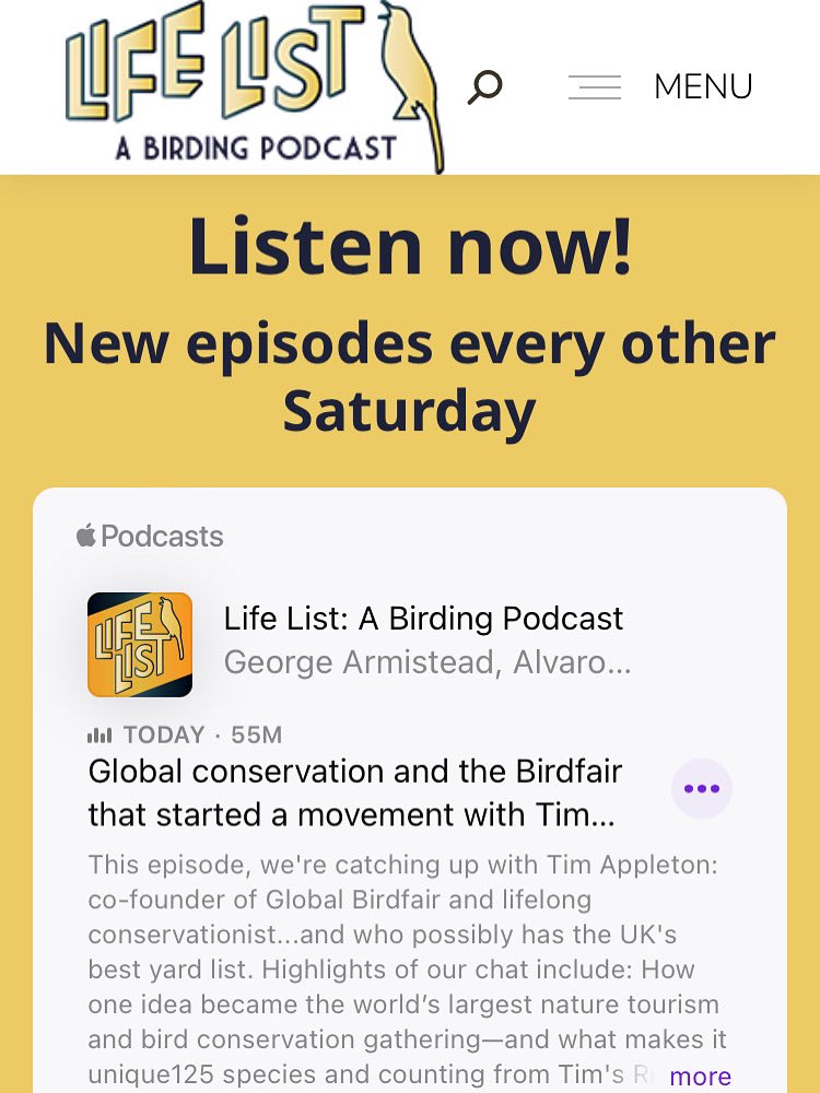 Global Birdfair (@globalbirdfair) on Twitter photo Thanks to George & Mollee for a fun chat
📕<a href="/Rutlandbirds/">Tim Appleton MBE !</a> , ‘This is Your Life’ comes to mind <a href="/StephenMoss_TV/">Stephen Moss</a> 😀
Hard work & success driven by passion & determination
🎙️ lifelistpodcast.com/?fbclid=IwY2xj…
🎟️ Global Birdfair Info & Tickets
👉 globalbirdfair.org Thanks to George & Mollee for a fun chat
📕<a href="/Rutlandbirds/">Tim Appleton MBE !</a> , ‘This is Your Life’ comes to mind <a href="/StephenMoss_TV/">Stephen Moss</a> 😀
Hard work & success driven by passion & determination
🎙️ lifelistpodcast.com/?fbclid=IwY2xj…
🎟️ Global Birdfair Info & Tickets
👉 globalbirdfair.org