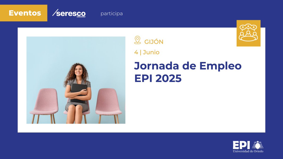 Seresco (@seresco) on Twitter photo 👥Hoy estamos en la #JornadaDeEmpleoEPI2025 en el Edificio Polivalente de la <a href="/epigijon/">EPI Gijón 🎓</a> <a href="/uniovi_info/">Universidad Oviedo</a>
Durante toda la mañana organizaremos actividades orientadas a la búsqueda de empleo para el estudiantado.
👋🏽Pásate a saludar al equipo <a href="/seresco/">Seresco</a>
ℹ️seresco.es/actualidad-not… 👥Hoy estamos en la #JornadaDeEmpleoEPI2025 en el Edificio Polivalente de la <a href="/epigijon/">EPI Gijón 🎓</a> <a href="/uniovi_info/">Universidad Oviedo</a>
Durante toda la mañana organizaremos actividades orientadas a la búsqueda de empleo para el estudiantado.
👋🏽Pásate a saludar al equipo <a href="/seresco/">Seresco</a>
ℹ️seresco.es/actualidad-not…