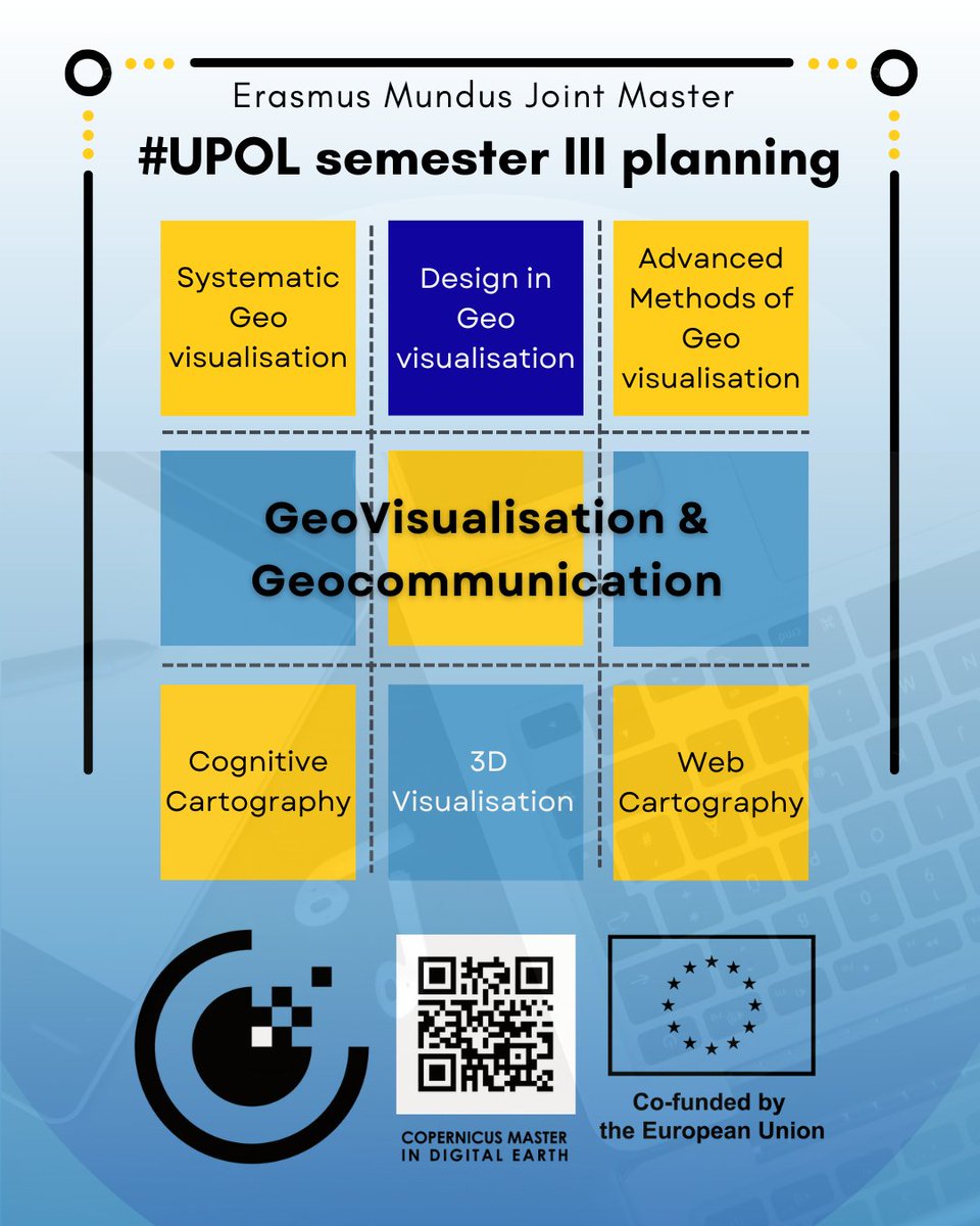 MSc_CDE's tweet image. #DYK we offer a unique #specialization #GeoVisualisation #Geocommunciation 🥁#digital #cognitive #cartography #3Dvisualisation #eyetracking #UAS #GI #EO #maps 🥁&gt;master-cde.eu&lt; #geospatial #MSc #Copernicus #DigitalEarth co-funded by the European Union #EMJM #unisalzburg
