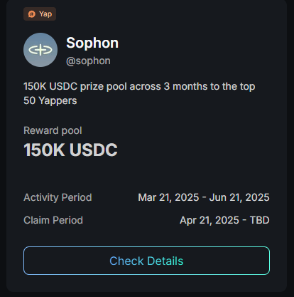 legendaryBonNia's tweet photo. ๐ฅ150K USDC Up for Grabs!
@Sophon is rewarding creators with a $150,000 USDC prize pool over 3 months!
๐
Activity: Mar 21 โ Jun 21, 2025
๐Get rewarded just for sharing quality content on @zentry & @KaitoAI
๐ฏCreate. Yap. Earn.
#Sophon #Web3 #Zentry #KaitoAI #USDCRewards https://t.co/dGU6NIZgyB