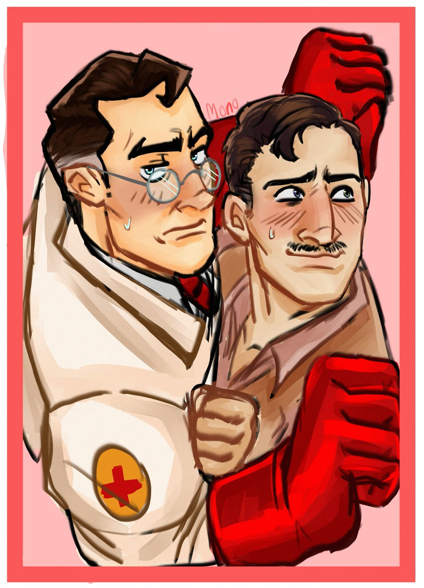 MonoChrome3188's tweet photo. what's better for pride than everyone's favourite morally questionable Germans!
#tf2 #codz #medictf2 #EdwardRichtofen #crackship https://t.co/biitxeXtQS