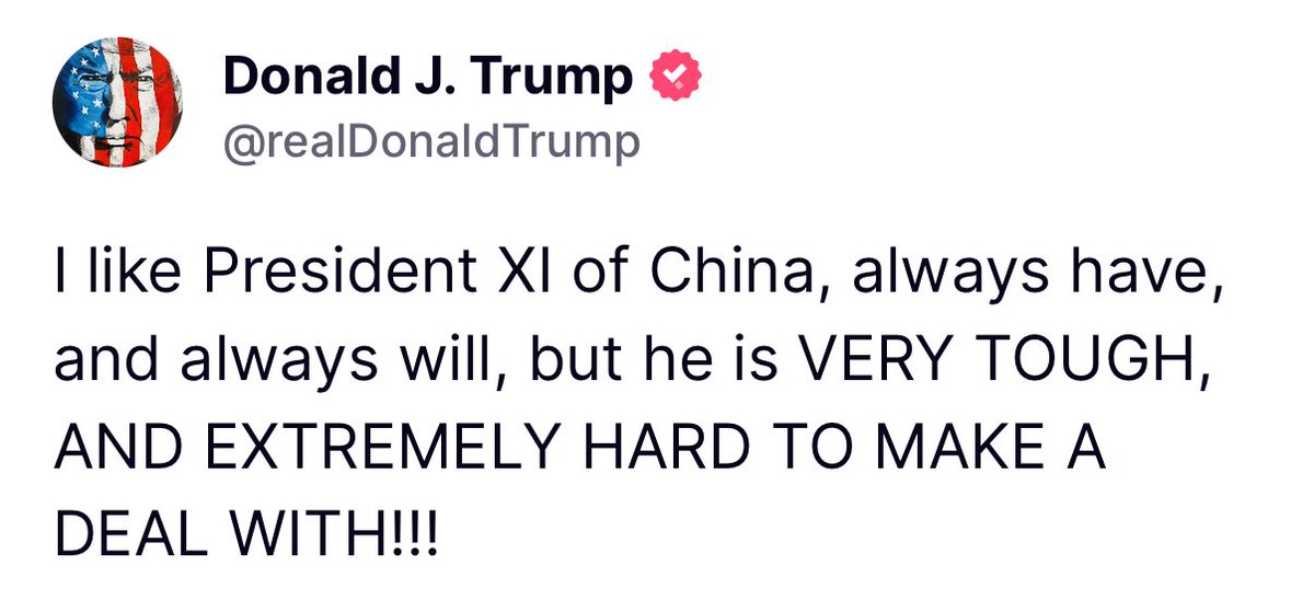 Is this all part of the Art of the Deal?