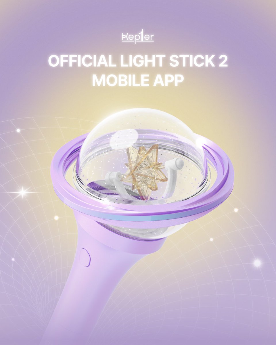 official_kep1er's tweet photo. Kep1er OFFICIAL LIGHT STICK 2 Mobile App Launching✨
케플러 공식 응원봉 모바일 앱 출시✨

iOS 🔗 https://t.co/ornseS3Tsq
Android 🔗 https://t.co/TJtkDqg9VU

#Kep1er #케플러 https://t.co/7Qj3OeacYz