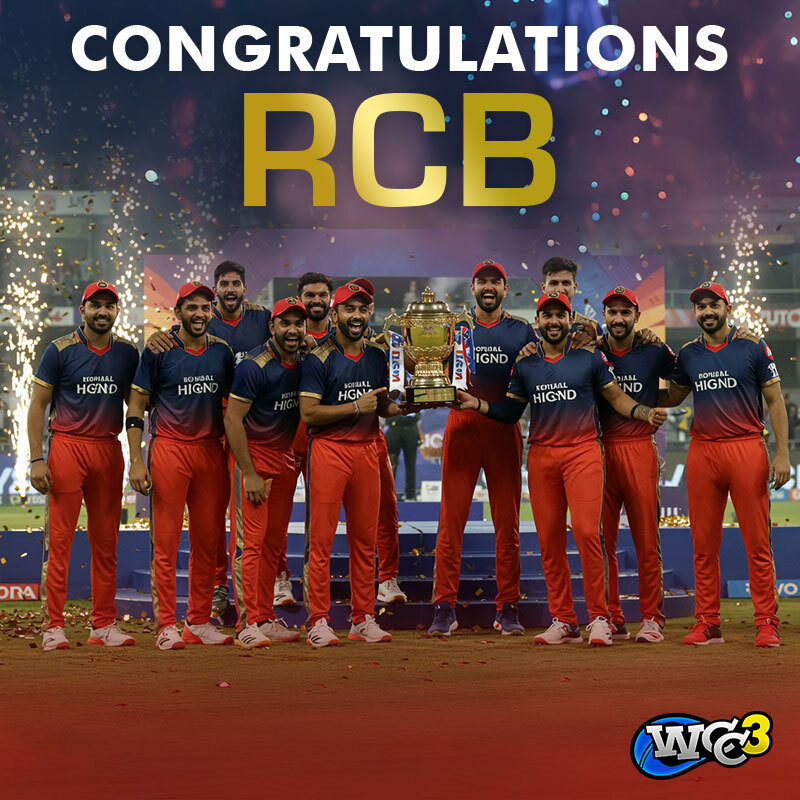 🏆 Congratulations RCB! 🏆
After 18 years of passion, perseverance, and unwavering fan support — the dream is finally a reality! Champions at last! 🔥❤️💛
 #RCBChamps #18YearsOfBelief