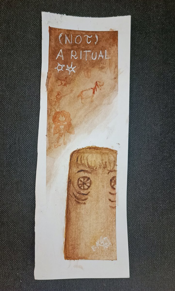 Hoy me vais a permitir que presuma un poco de hija.
Hijamayor está a tope con las acuarelas y está pintando unos marcapáginas chulísimos.
Le encargué uno para mí, con el motivo que ella quisiera... Y este es el resultado. Muero ❤️