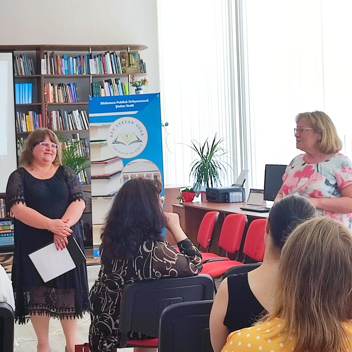 BiblioNationala's tweet photo. 🇲🇩#ConferințeZonale2025
Conferința (Zona #SUD) a reunit #bibliotecari din #Cimișlia #Comrat #CeadârLunga #Vulcănești
#Taraclia
🔗https://t.co/RdOgNloIXr
📍Biblioteca Publică Orășenească #ȘtefanVodă https://t.co/5l830wd26i