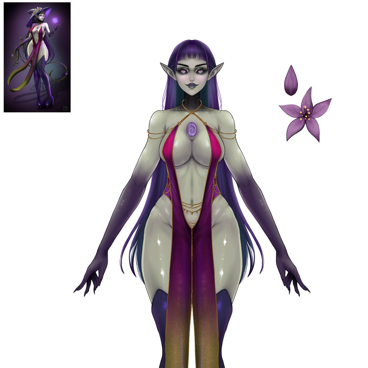 picarto.tv/YorSpice - > today here  now
 Side view, and back view working ^^