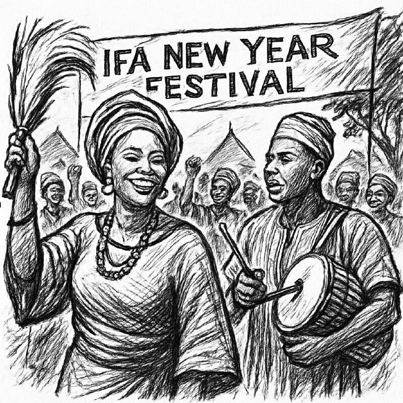 How the Yoruba Calendar Works &amp; Ifá New Year Traditions

The Yoruba traditional calendar, called Kọ́jọ́dá, starts the new year on June 3rd and ends on June 2nd the following year. It’s a lunar calendar with a 4-day week (each day honoring different Orisa), 7 weeks in a month,