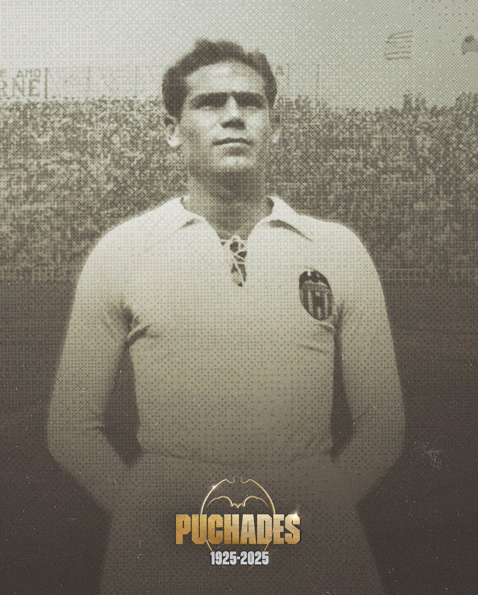 Hui es compleixen 100 anys del naixement d'una de les nostres majors llegendes: Antonio Puchades

Sempre en el nostre record 🦇

#AnyPuchades