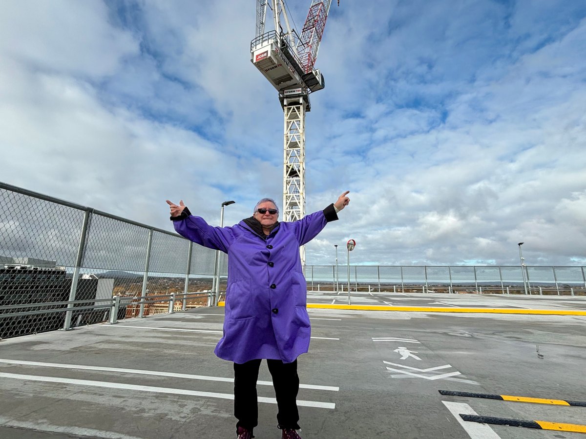 The first of our triplet cranes has arrived for the Ballarat Base Hospital Redevelopment! It’s named after Josie Ashmore – a former nurse, educator &amp;amp; volunteer. 

More cranes, more inspiring names to come.

Read their stories 👉 my.gh.org.au/4kquqbT