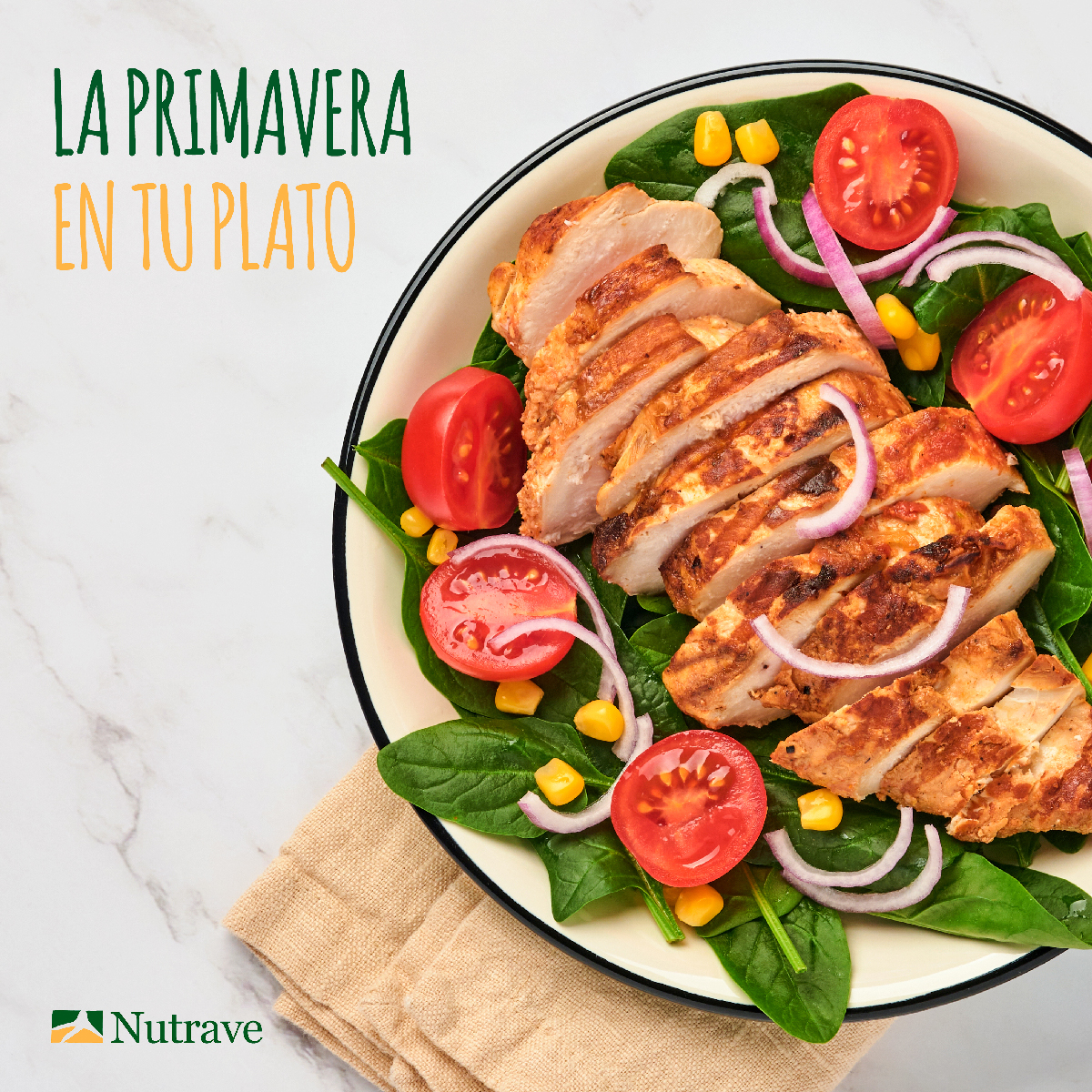 🌸 La #primavera trae frescura, color y sabor. Como esta #pechuga Nutrave con espinacas y tomates cherry, perfecto para los primeros días de sol.

✔️ Ligero y fácil de digerir
✔️ Rico en proteínas de alta calidad
✔️ Acompañado de vegetales frescos de temporada
