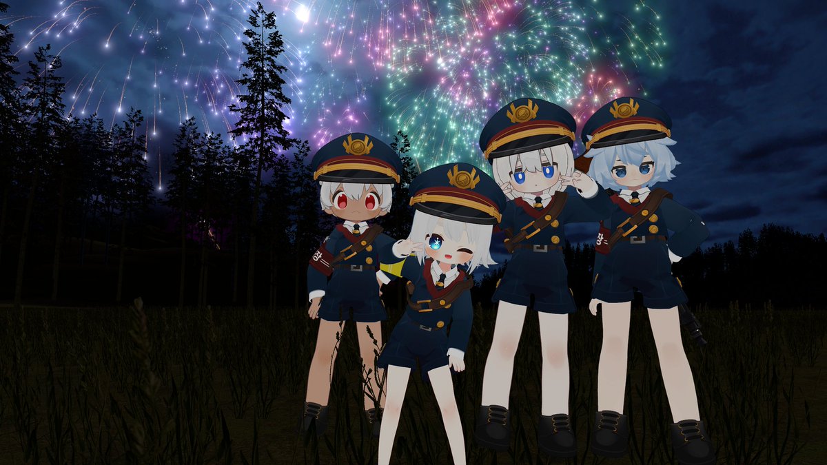 ''VR 철도 관리국 친구들''

불꽃놀이!
#BAMi #VRChat
