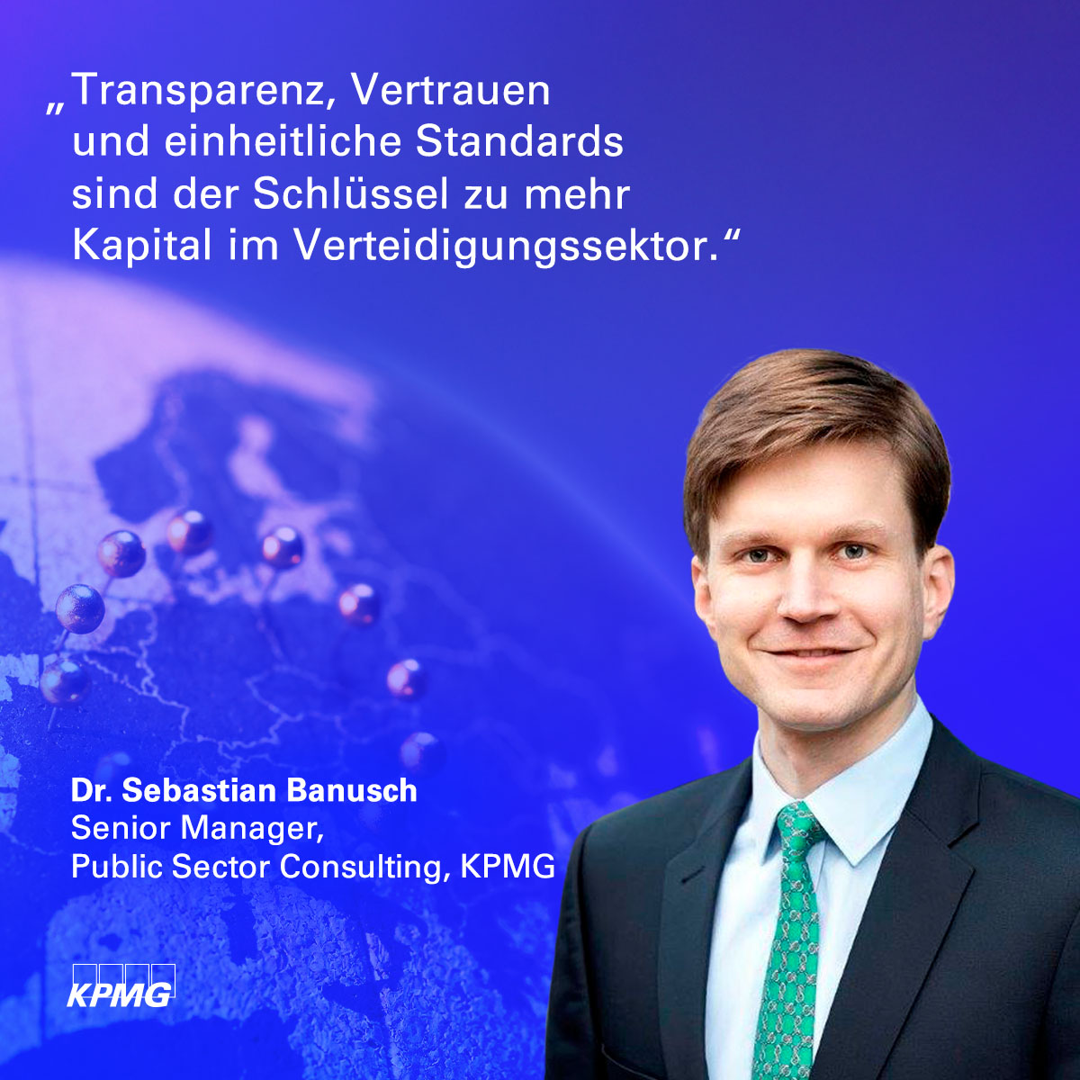 Mit „ReArm Europe“ setzt die EU ein Signal für mehr Investitionen in den Verteidigungsbereich. Doch regulatorische Hürden und fehlende Standards bremsen Finanzierungen noch immer. Welche Dynamiken Sie jetzt im Blick behalten sollten, erfahren Sie hier: hubs.ly/Q03qlBk10