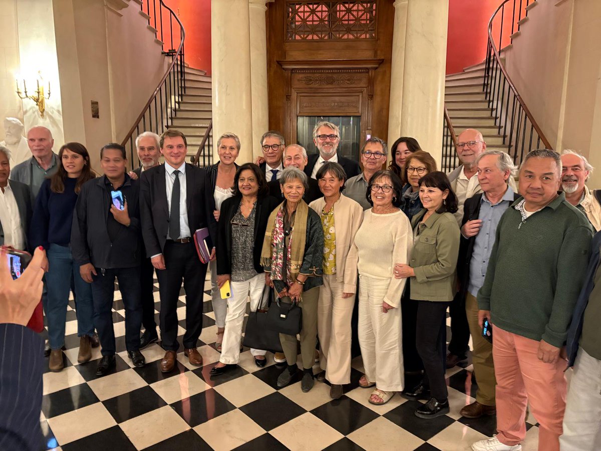 YannickMonnet3's tweet image. Moment d'émotion, hier, en présence de mes amis de Noyant, lors de l'adoption de la PPL visant à la reconnaissance de la Nation envers les rapatriés d'Indochine.
En tant que signataire de ce texte, porté par @faureolivier, je me félicite de ce vote qui répare une injustice.