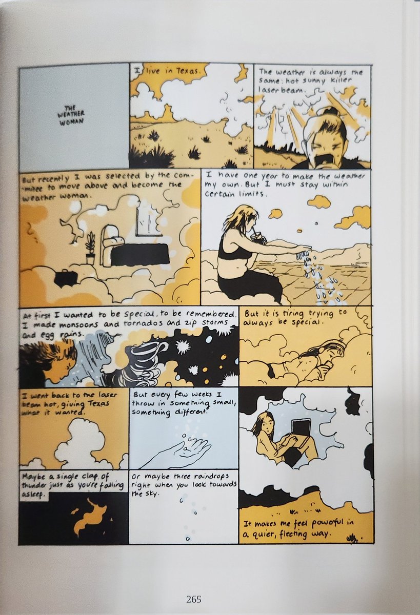 Accurate representation of Texas weather by Tillie Walden