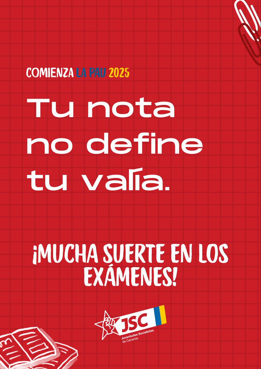 ¡Mucha suerte! 💪

#PAU2025