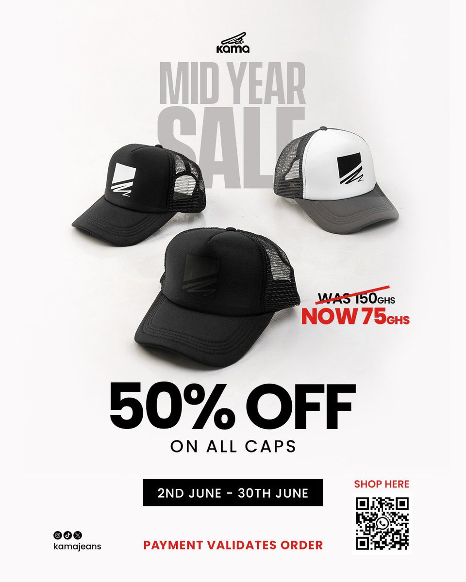 kamajeans's tweet photo. NEW PRICE DROP 🔥 
50% OFF  Box Scribble Foam Trucker Hat.
Was 150gh
Now 75gh

BUY HERE: https://t.co/jcmy9hMfqk https://t.co/FFWfhrO95a