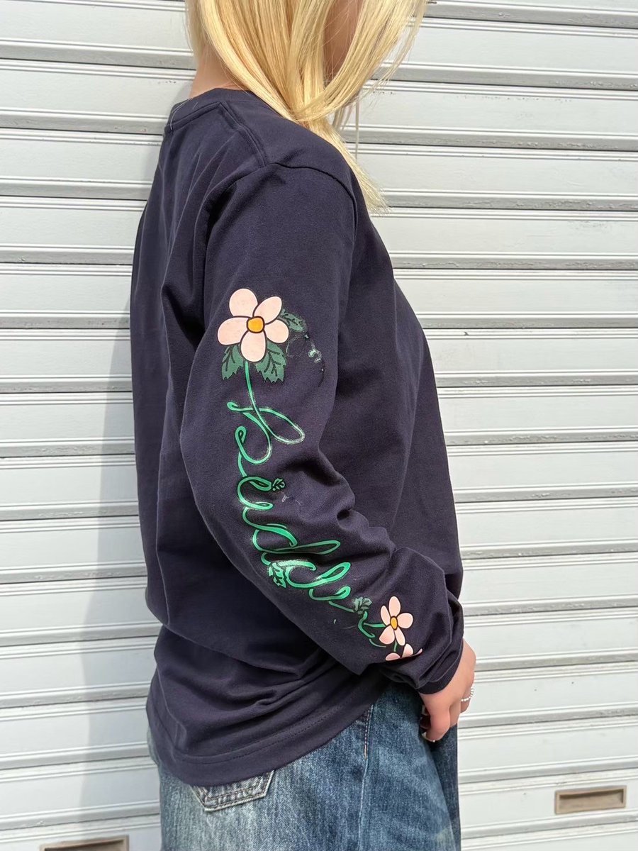buddix Butterfly Logo EMB LS Tee サイズM Butterfly Logo EMB