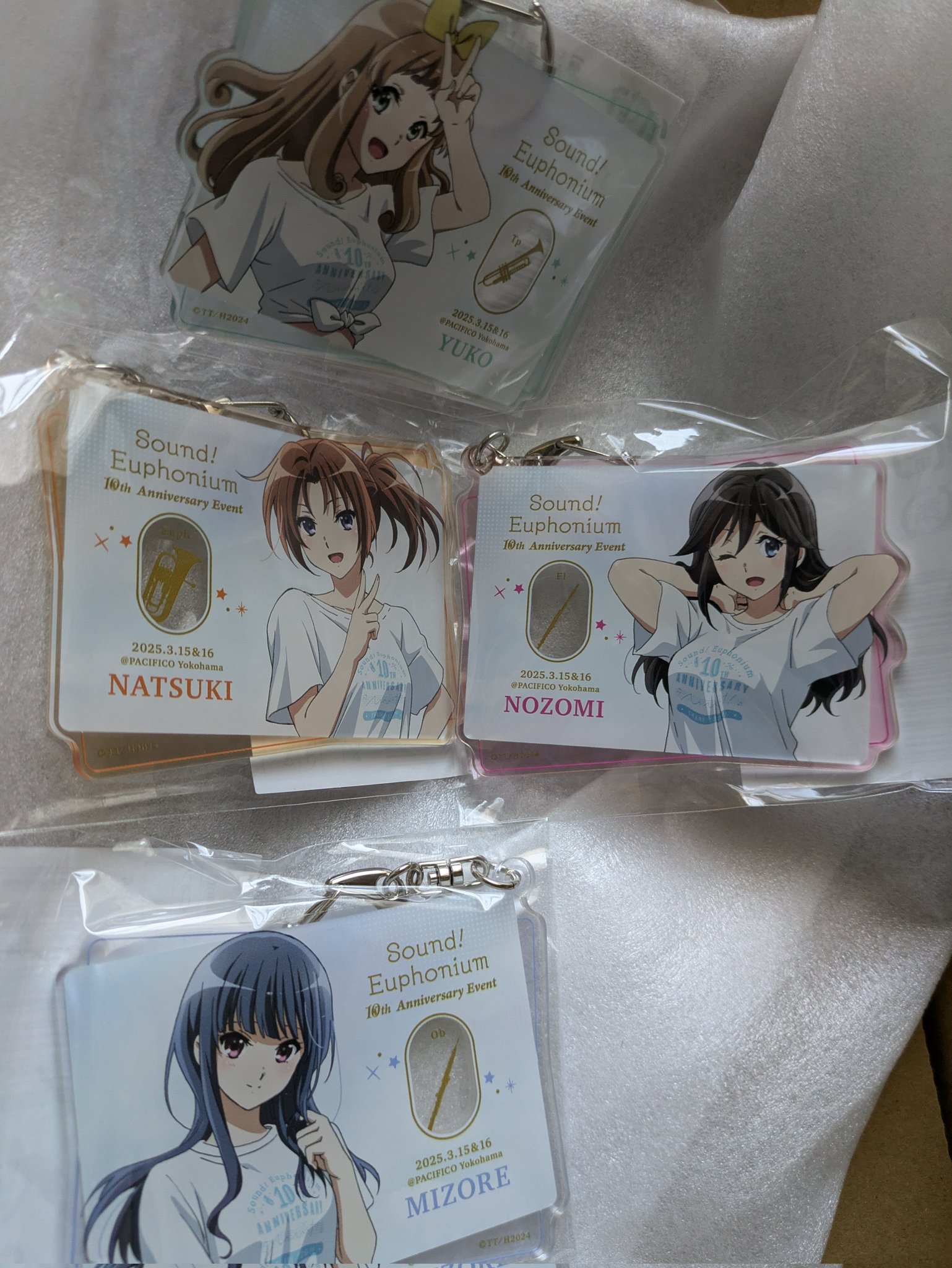 響け！ユーフォニアム南中カルテットアクリルキーホルダー10th Event①