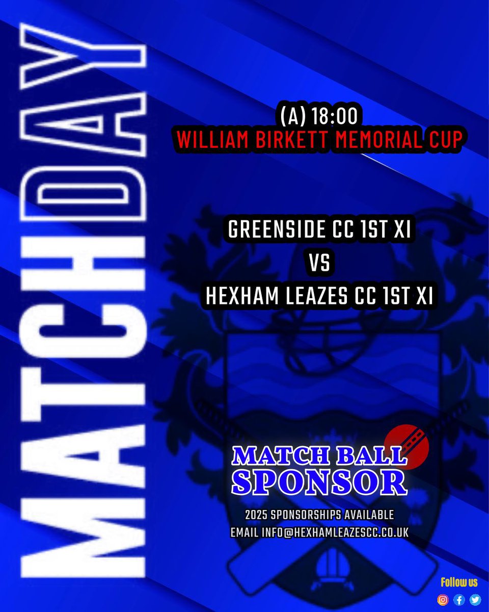 Hexham Leazes CC (@hexhamleazescc) on Twitter photo 