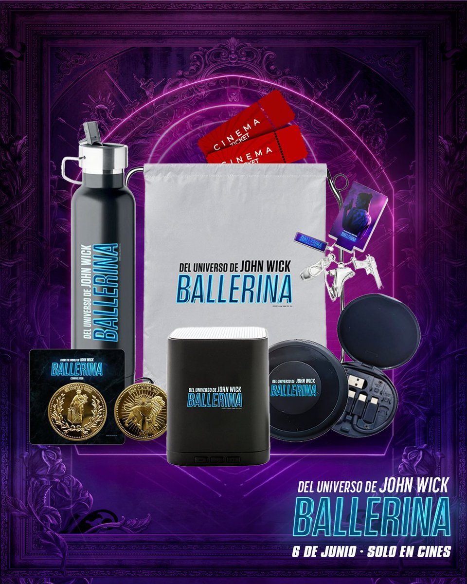 Es Cine en esRadio (@escineradio) on Twitter photo 📢 #SORTEO ¿Quieres un pack con entrada doble de #Ballerina? 6 de junio solo en cines #AnaDeArmas entra en el universo de #JohnWick , una gran saga de acción y adrenalina. <a href="/DiamondFilmsES/">Diamond Films España</a>
Condiciones:
-Seguir a <a href="/EsCineRadio/">Es Cine en esRadio</a> y <a href="/sperezsanchez/">Sergio Pérez Sánchez</a>
-Menciona a 2 amigos
-Comparte 📢 #SORTEO ¿Quieres un pack con entrada doble de #Ballerina? 6 de junio solo en cines #AnaDeArmas entra en el universo de #JohnWick , una gran saga de acción y adrenalina. <a href="/DiamondFilmsES/">Diamond Films España</a>
Condiciones:
-Seguir a <a href="/EsCineRadio/">Es Cine en esRadio</a> y <a href="/sperezsanchez/">Sergio Pérez Sánchez</a>
-Menciona a 2 amigos
-Comparte