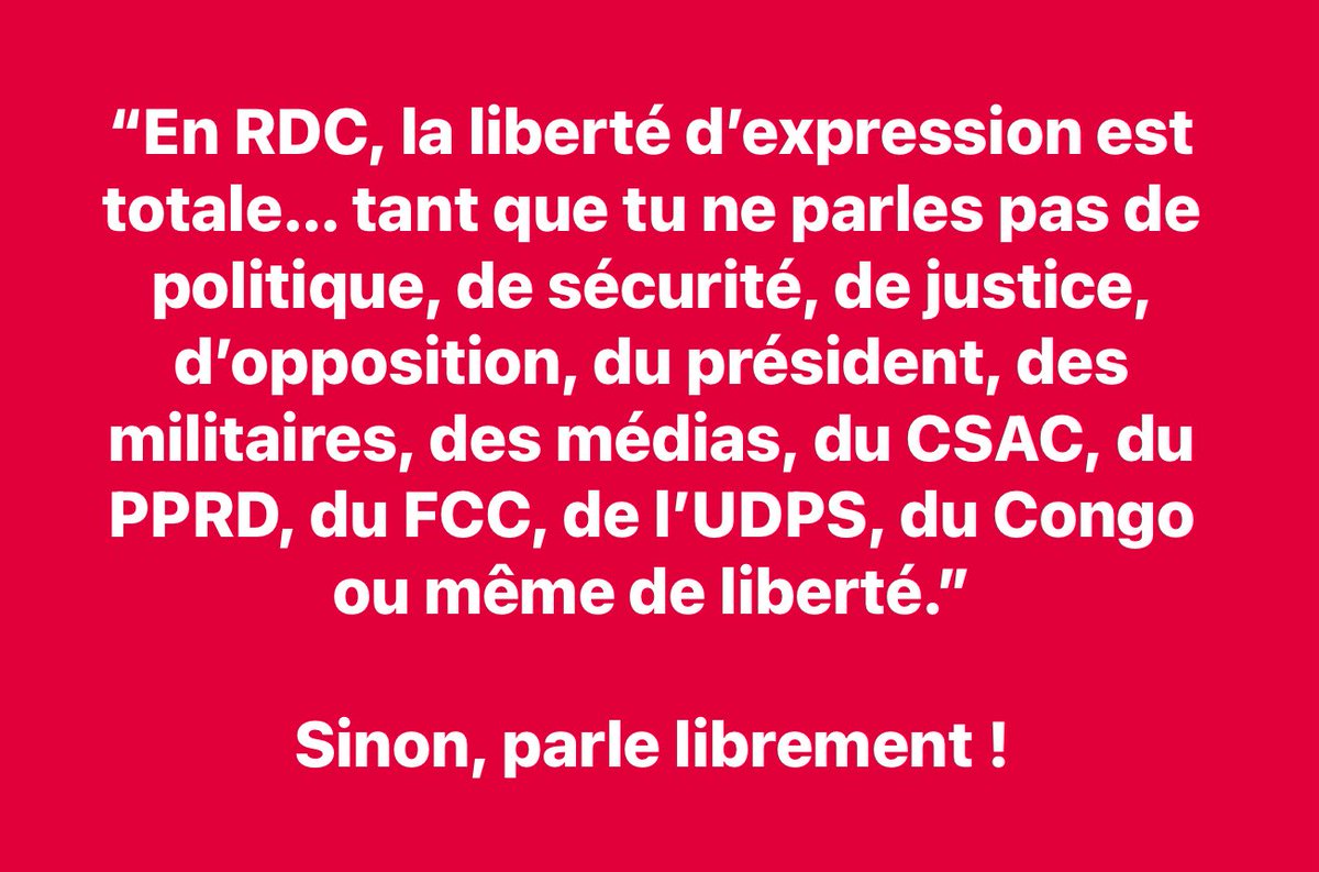 pepele_news's tweet image. #RDC #LibertéDExpression