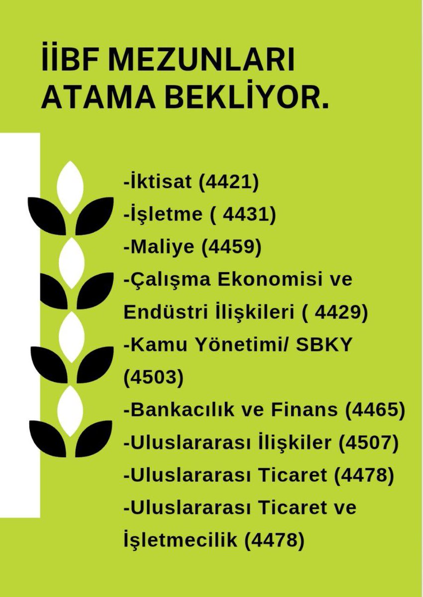 RD (@rd6814155544965) on Twitter photo <a href="/isikhanvedat/">Prof. Dr. Vedat Işıkhan</a> <a href="/ilo/">International Labour Organization</a> <a href="/GilbertFHoungbo/">Gilbert F. Houngbo</a> Yapılan son alımda İİBF mezunlarının ekarte edildiğini Sosyal Hizmetler bölümüne yer verildiğini gördük.Bölüm ne müfredat olarak ne de çalışma alanı olarak SGK ile bağlantılı. Bu kadrolar tekrar İİBF mezunlarına verilmelidir. <a href="/AhmetAYDIN_02/">Ahmet AYDIN</a> <a href="/lutfiayddin/">Lütfi Aydin</a> <a href="/evkaf/">Adnan Ertem</a> <a href="/KavgaciAH/">AHMET KAVGACI</a> <a href="/isikhanvedat/">Prof. Dr. Vedat Işıkhan</a> <a href="/ilo/">International Labour Organization</a> <a href="/GilbertFHoungbo/">Gilbert F. Houngbo</a> Yapılan son alımda İİBF mezunlarının ekarte edildiğini Sosyal Hizmetler bölümüne yer verildiğini gördük.Bölüm ne müfredat olarak ne de çalışma alanı olarak SGK ile bağlantılı. Bu kadrolar tekrar İİBF mezunlarına verilmelidir. <a href="/AhmetAYDIN_02/">Ahmet AYDIN</a> <a href="/lutfiayddin/">Lütfi Aydin</a> <a href="/evkaf/">Adnan Ertem</a> <a href="/KavgaciAH/">AHMET KAVGACI</a>