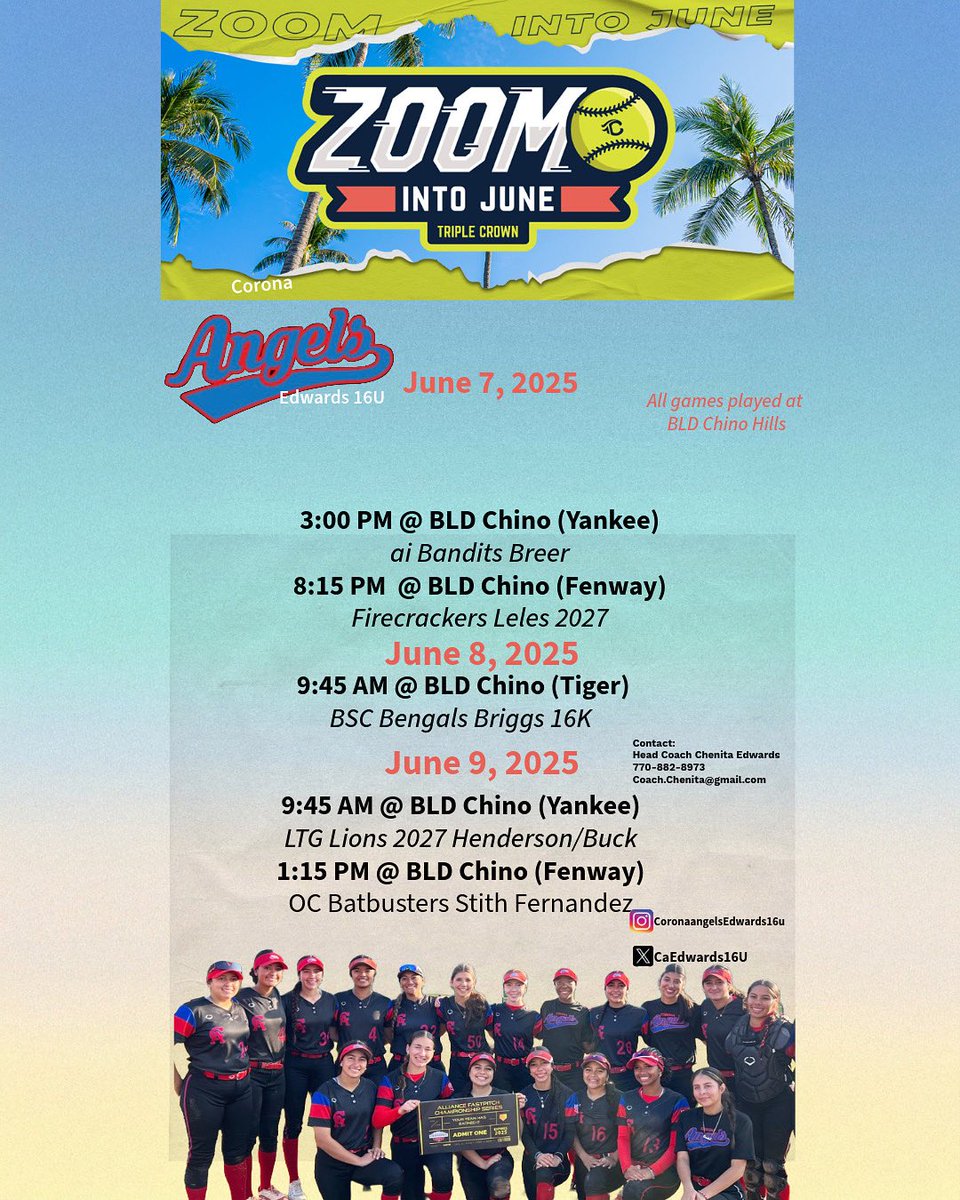 Corona Angels Edwards 16U tweet media