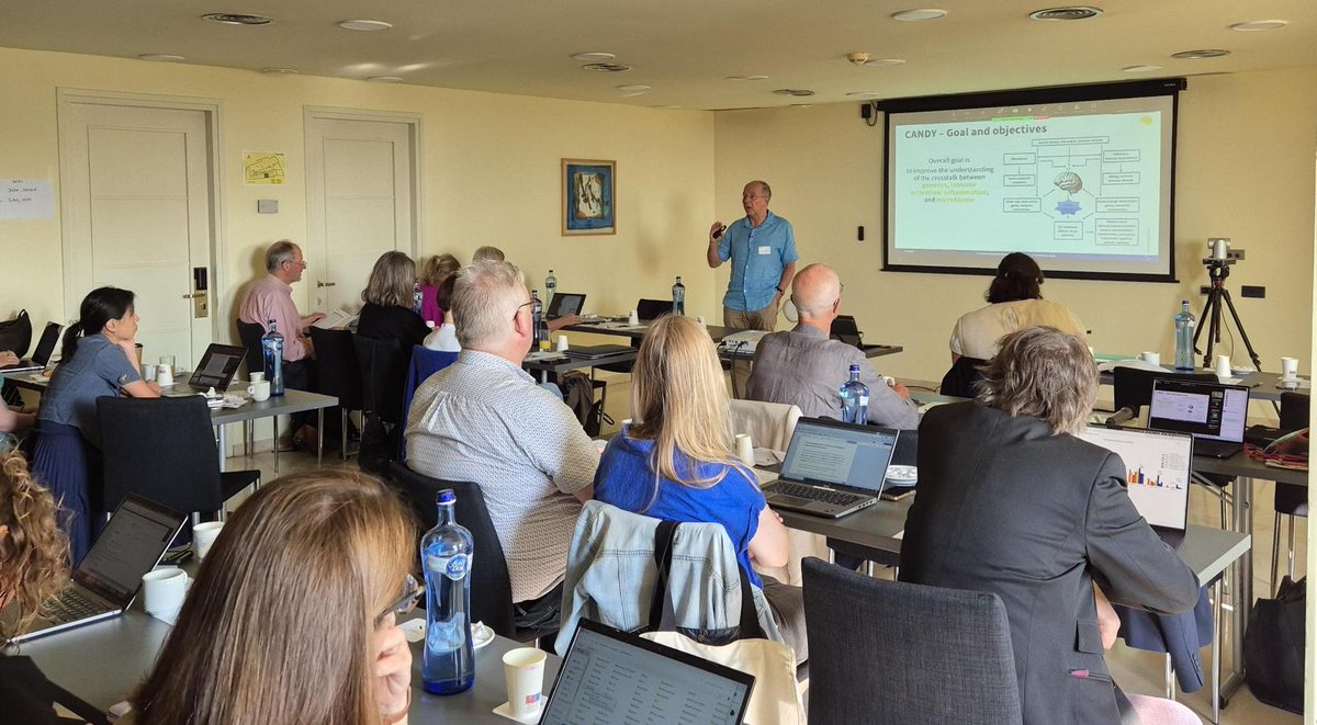 candy_h2020's tweet image. Our final General Assembly Meeting has officially kicked-off 🙌 #CANDY_GA2025
Coordinator Prof. Jan Buitelaar opened the meeting with a warm welcome & reflections on our shared journey to better understand co-occurring #NDCs 🧠
Let the final steps of this collaboration begin 🇪🇺