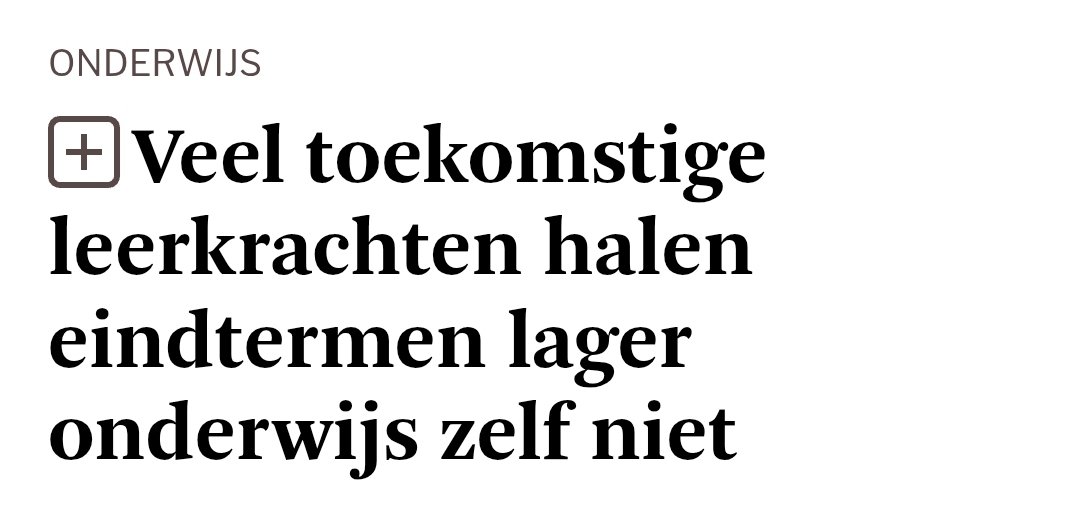 Veel journalisten in functie ook niet.
