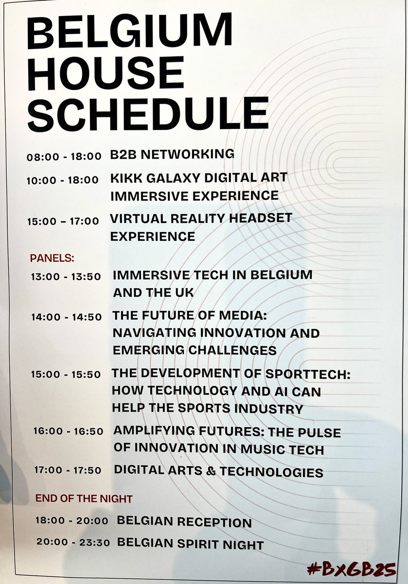 commander_fran's tweet photo. Huge day for the #BXGB25 Belgium House today in LONDON with @sxsw #SXSWLondon2025 for incredible panels!
If you are in the area, come to join us, It’s open! @digitalwallonia @walbru_uk @WBI_tweet @AWEX_Belgium #KIKK https://t.co/hNcIxnaLyF