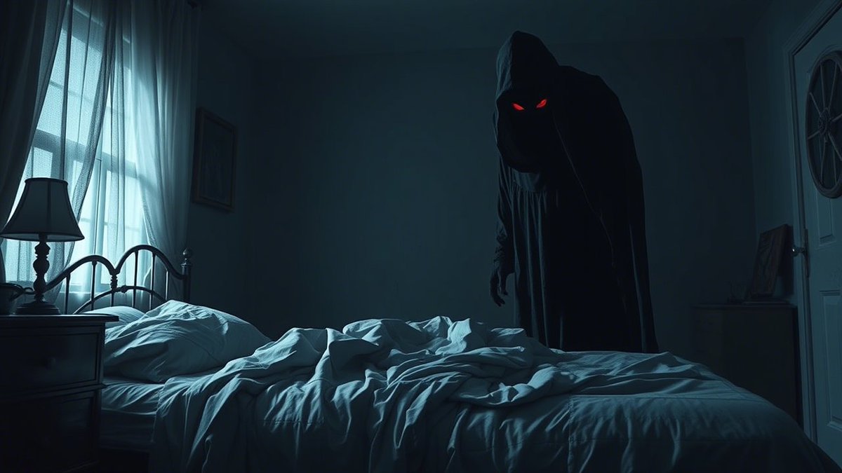 wired4wonder's tweet image. What&apos;s your most irrational paranormal fear? For me, it&apos;s definitely waking up to something standing by the foot of my bed. 😬
#ParanormalFears #CreepyVibes #NightmareFuel #SpookyThoughts