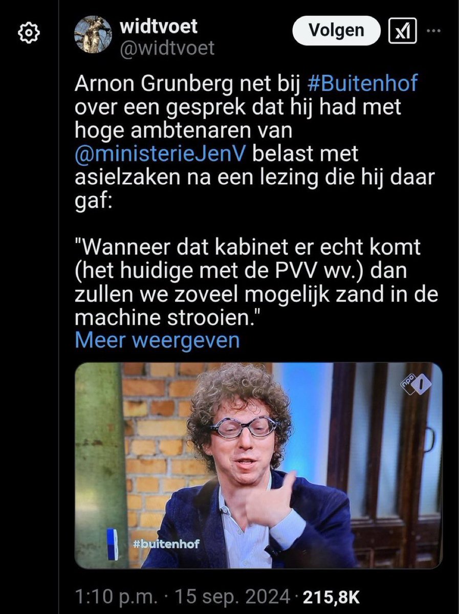 Felle clash tussen Duk en Yesilgöz over saboterende ambtenaren op asieldossiers dagelijksestandaard.nl/politiek/felle… 

Yesilgoz: nee, hoor, bij VVD-ministers werken de ambtenaren niet tegen, doen ze alleen bij PVV-ministers. Van der Plas: idem. Come on, dames, Grunberg en Duk benoemen het