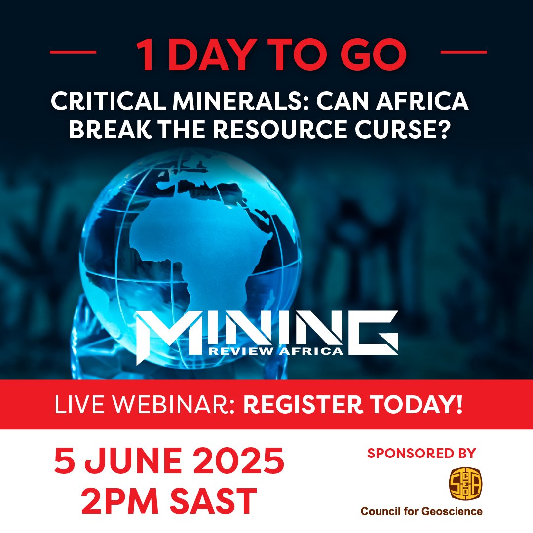 MiningReview's tweet image. 1 DAY TO GO
Africa’s mining moment is now. Are we ready?

5 June | 2 PM SAST
 eu1.hubs.ly/H0ky0ZM0
Critical Minerals: Can Africa Break the Resource Curse?

#MiningAfrica #Webinar #PolicyAndPractice