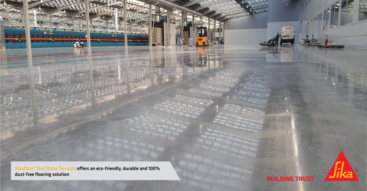 Sikafloor® Dry Shake Terrazzo is the ideal flooring solution for data centres, with its fast installation, unrivalled durability and extraordinary longevity.

Discover the flooring solution that offers aesthetics, durability and performance: spkl.io/6018fLeSm
