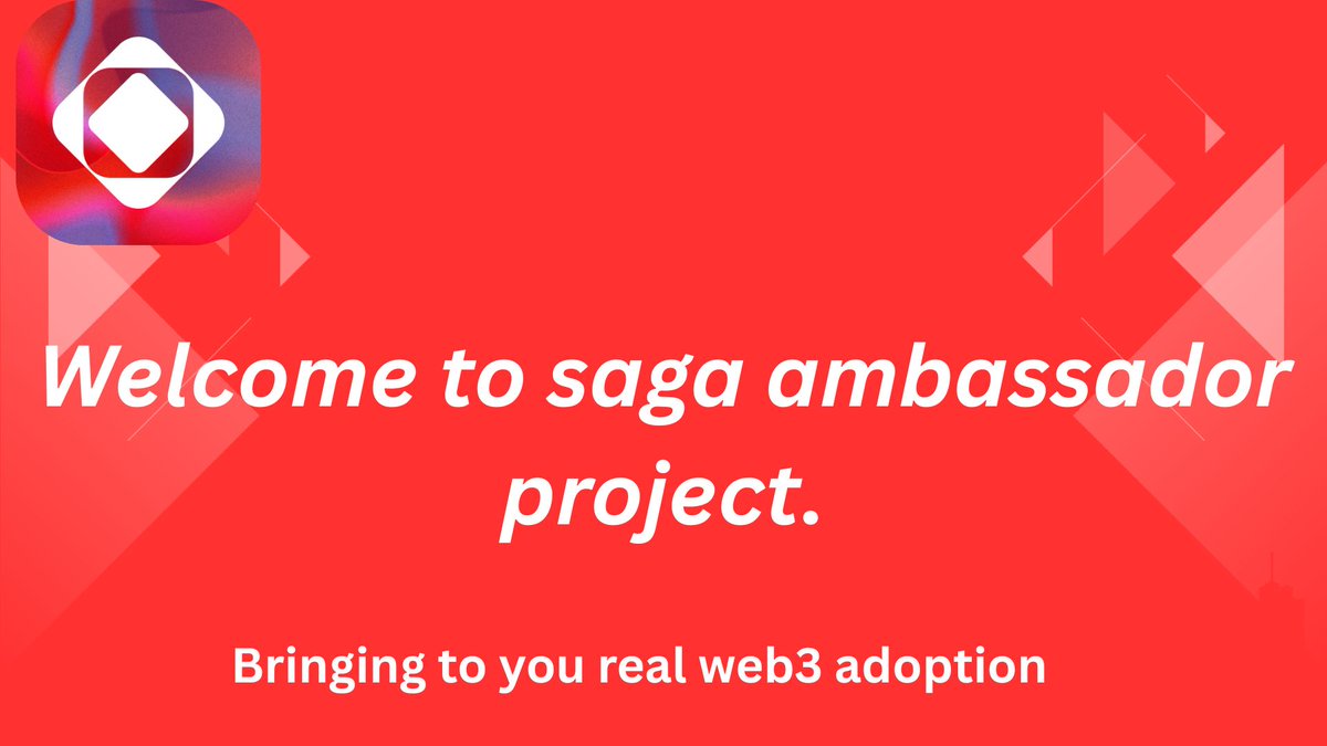 Justus Jerome (@justusumoren) on Twitter photo Hello guys.
I'm excited to be part of the Saga Ambassador Program!
Saga isn’t just another L1 it’s redefining scalability with app-specific, on-demand blockchains.
Let’s bring real Web3 adoption, one chain at a time. 
#BuildOnSaga #SagaChain #Web3 Hello guys.
I'm excited to be part of the Saga Ambassador Program!
Saga isn’t just another L1 it’s redefining scalability with app-specific, on-demand blockchains.
Let’s bring real Web3 adoption, one chain at a time. 
#BuildOnSaga #SagaChain #Web3