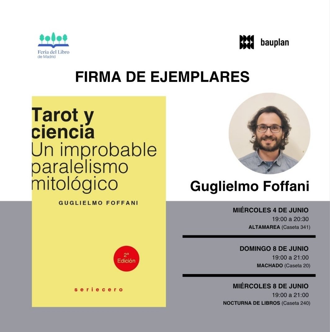 Guglielmo Foffani (@gfoffani) on Twitter photo hoy se firma!! (y el domingo, y el próximo miércoles...) con <a href="/bauplanbooks_ed/">editorial bauplan</a> en #FeriaDelLibro hoy se firma!! (y el domingo, y el próximo miércoles...) con <a href="/bauplanbooks_ed/">editorial bauplan</a> en #FeriaDelLibro