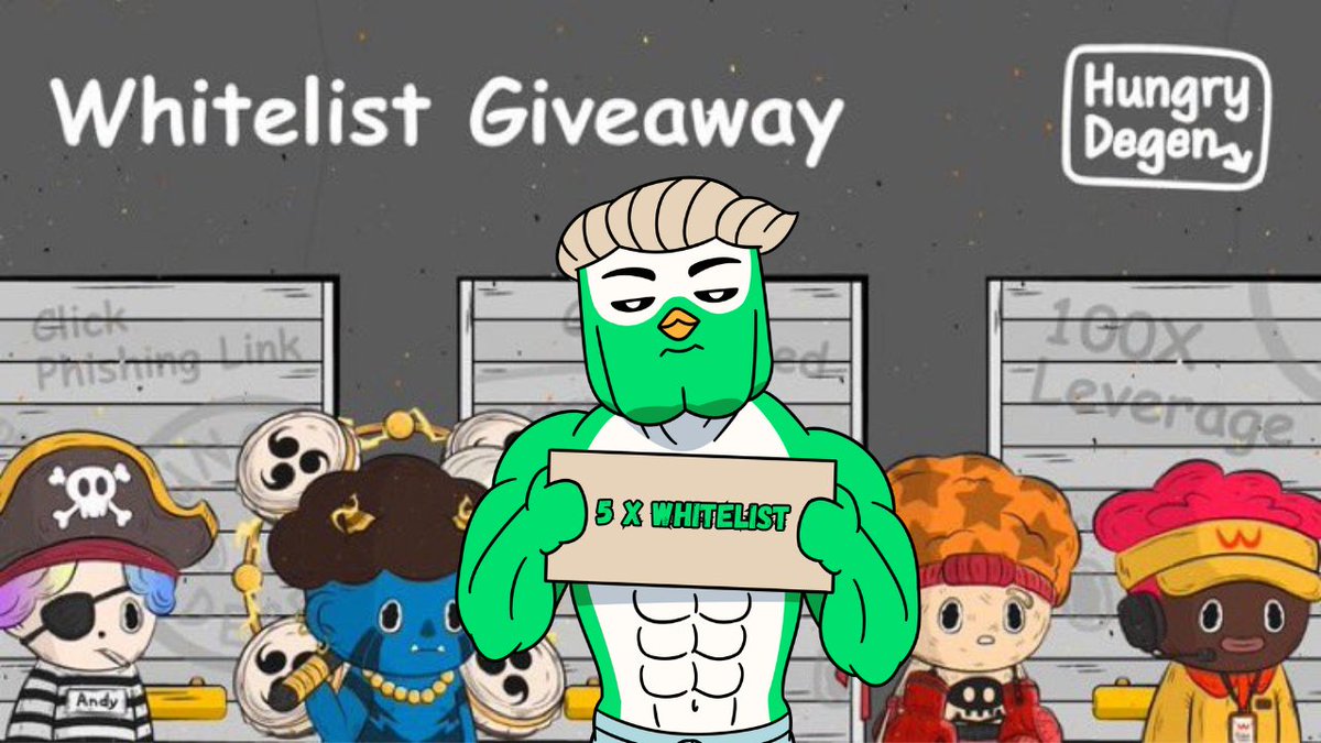 💪✳️ Giveaway announcement for the Chadhood:

We are giving away 5 x WL spots to 5 Hungry Chadterns for the Hungry Degens mint on <a href="/AbstractChain/">Abstract</a>

1. Follow <a href="/ChenguGotAbs/">Chengu</a> &amp; <a href="/HungryDegens/">Hungry Degens💀</a>

2. Comment "No Abs, No Entry" and your Abstract wallet  

3. Like/Retweet  

4. Tag 2 friends