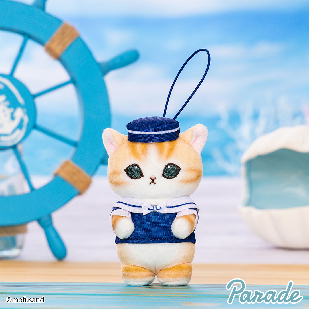 ／
 #mofusand より
セーラーにゃんマスコットが
プライズで登場！
＼

夏を先取り❕⚓️🪸
セーラー服を着た水兵さんなにゃんこが
とっても可愛い全4種🛟🌊

6月中旬より全国のアミューズメント施設にて
順次展開予定！

⛴️🛟詳細はこちらから🛟🐾
parade-inc.net/products/pe250…

#プライズ