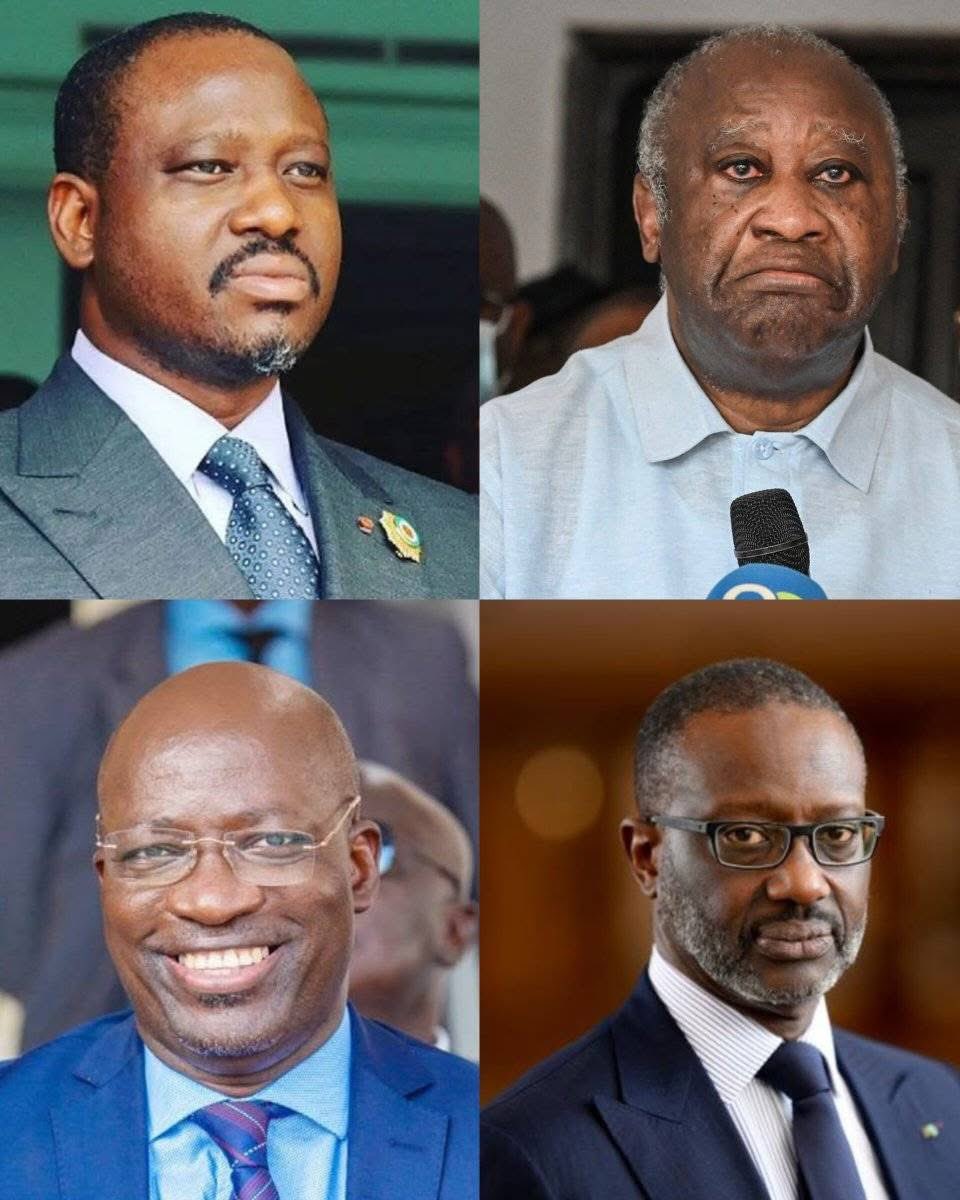Soro Guillaume, Laurent Gbagbo, Charles Blé Goudé, et Tidjane Thiam sont tous absents de la liste électorale définitive officiellement publiée par la Commission Électorale Indépendante (CEI).